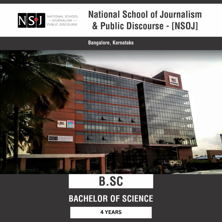 Bachelor of Science (Hon) (Psychology) at National School of Journalism & Public Discourse , Bengaluru/Bangalore